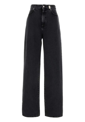 Alexander McQueen wide leg jeans - Black