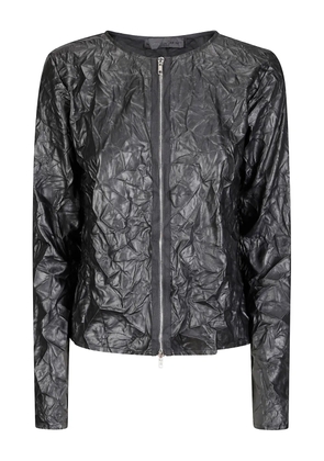 Maria Calderara zip-front cardigan - Black