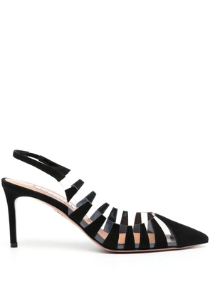 Aquazzura Hot Rumor Sling 75mm pumps - Black