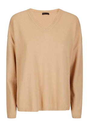 HIRA V-neck sweater - Neutrals