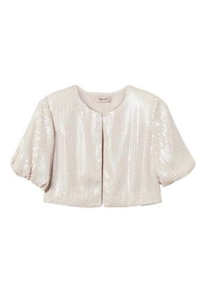 TWINSET woven shrug wrap - Neutrals