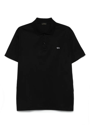 Paul & Shark logo polo shirt - Black