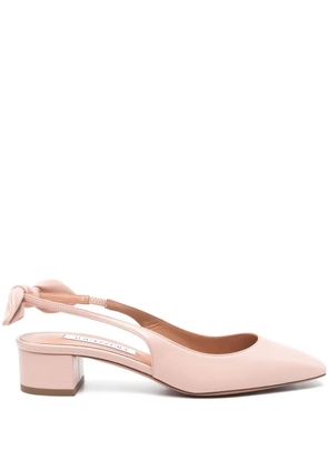 Aquazzura Very Bow Tie ballerinas - Pink