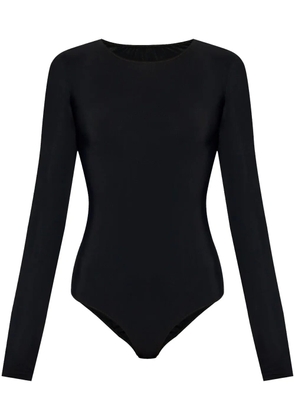 MM6 Maison Margiela numbers-motif bodysuit - Black