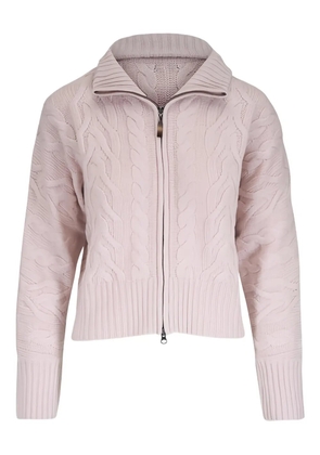 Kinross Cashmere pink cardigan