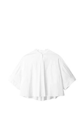 STAUD Enzo pleated blouse - White