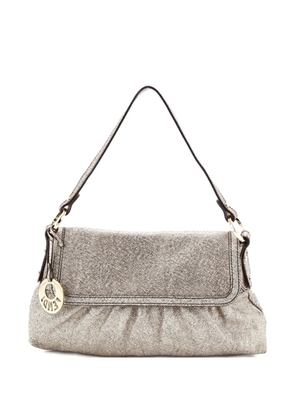 Fendi Pre-Owned Chef Flap Bag Metallic Leather Small shoulder bag - Gold