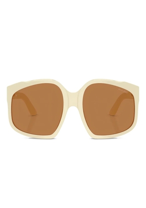 Miu Miu Eyewear Ombre sculpted sunglasses - Neutrals