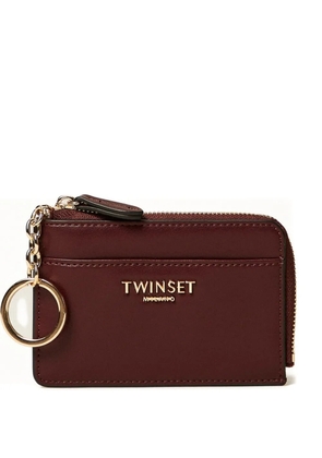 TWINSET zip-around cardholder - Brown