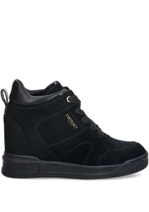 TWINSET suede sneakers - Black
