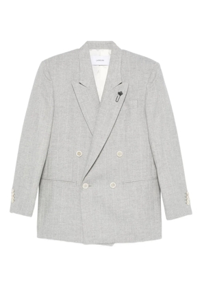 Lardini double-breasted blazer - Grey