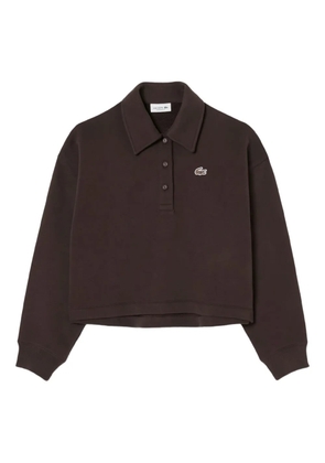 Lacoste polo-neck sweatshirt - Brown