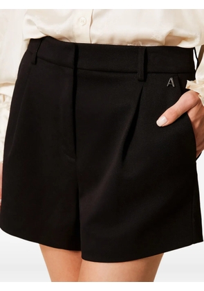 TWINSET pleated-front shorts - Black