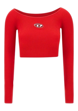 Diesel M-Vera ribbed top - Red