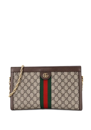 Gucci Pre-Owned Ophidia Chain GG Coated Canvas Medium shoulder bag - Brown