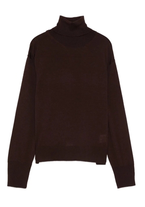 Daniele Fiesoli turtleneck merino-wool sweater - Brown