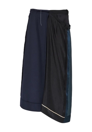Maison Margiela asymmetric midi skirt - Blue