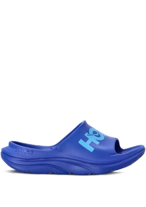 HOKA logo-motif slides - Blue