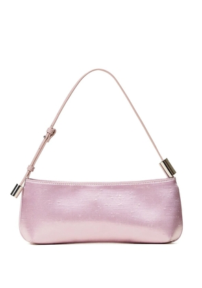 TWINSET Shantung metallic-effect shoulder bag - Purple