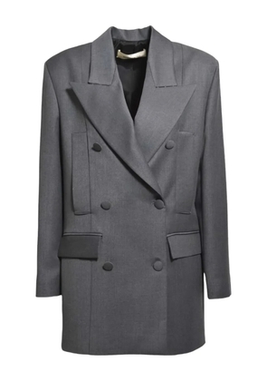 Nineminutes double-breasted tailored coat - Grey