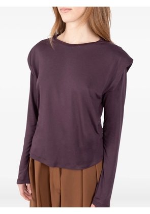 Société Anonyme embroidered-numbers T-shirt - Purple