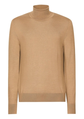 Dolce & Gabbana Roll-neck jumper - Brown
