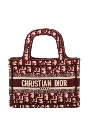 Christian Dior Pre-Owned Book Oblique Canvas Mini tote bag - Red
