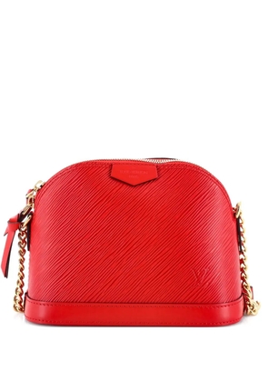 Louis Vuitton Pre-Owned Alma Chain Handbag Epi Leather Mini crossbody bag - Red