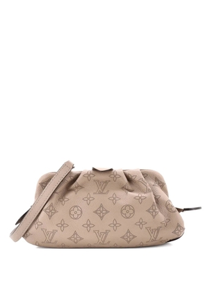 Louis Vuitton Pre-Owned Scala Pouch Bag Mahina Leather Mini clutch bag - Brown