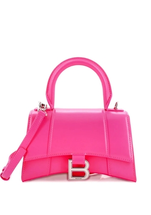 Balenciaga Pre-Owned Hourglass Top Handle Bag Leather XS crossbody bag - Pink