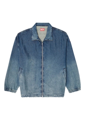Diesel zip-fastening denim jacket - Blue