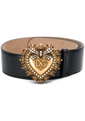 Dolce & Gabbana Devotion leather belt - Black