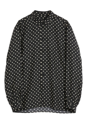 Valentino Garavani plusdepois-print silk shirt - Black