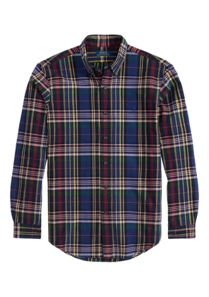 Polo Ralph Lauren brushed plaid shirt - Blue