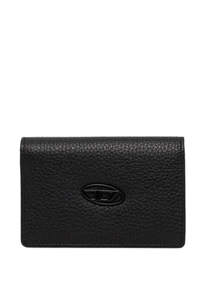 Diesel logo-plaque cardholder - Black