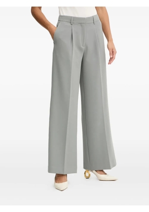BOSS pleated-pleated trousers - Grey