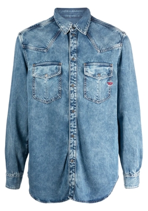 Diesel D-Ocean washed-denim shirt - Blue