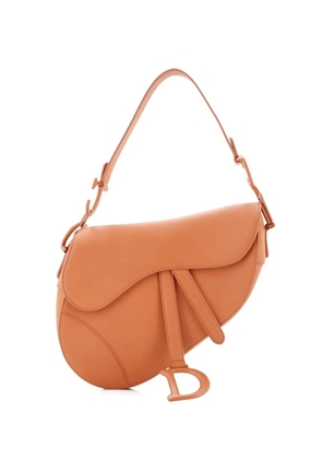 Christian Dior Pre-Owned Ultra Matte Saddle Handbag Leather Medium shoulder bag - Orange