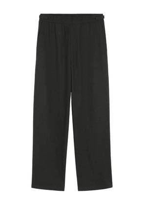 AMI Paris elasticated patch-pocket trousers - Black
