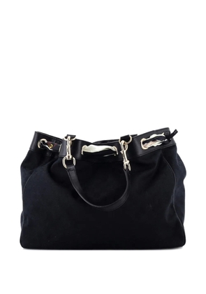Gucci Pre-Owned Positano GG Canvas Large tote bag - Black