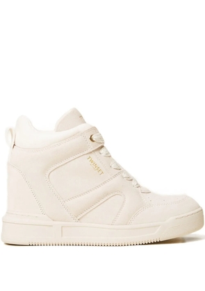 TWINSET suede sneakers - Neutrals