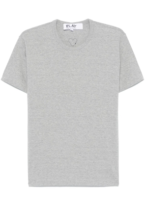 Comme Des Garçons Play signature heart-patch T-shirt - Grey