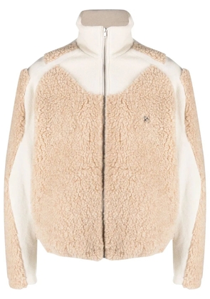 GmbH Ercan zip-up jacket - Neutrals