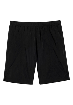 AMI Paris Ami de Coeur-plaque swim shorts - Black