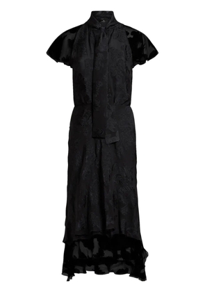 ETRO chiffon midi dress - Black