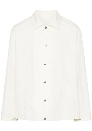 Jil Sander logo-print jacket - Neutrals