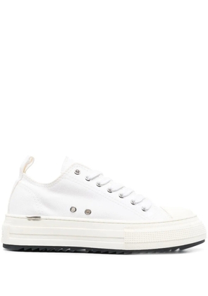 DSQUARED2 platform-sole low-top sneakers - White