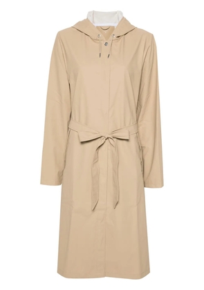 Rains long A-Line W Jacket - Neutrals