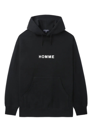Comme des Garçons Homme logo-print hoodie - Black