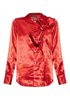 Comme Des Garçons Comme Des Garçons bow-embellished blouse - Red